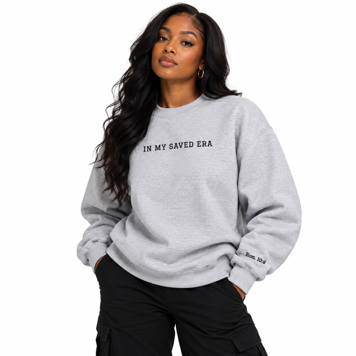 IN MY SAVED ERA™ Embroidered Crewneck