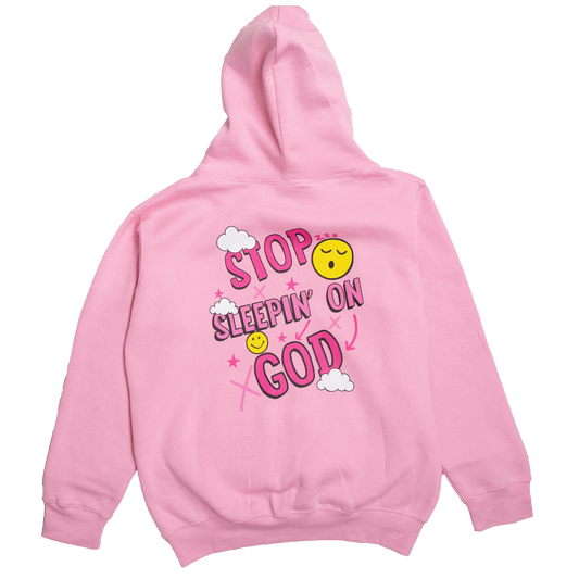 Popin Pink Pullover Hoodie